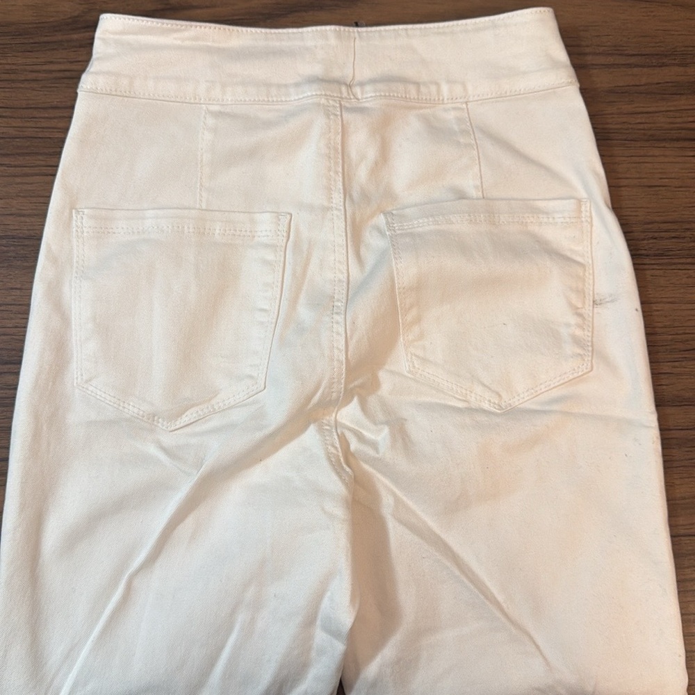 Jealous Tomato High-Waisted Women’s White Pants - Picture 4 of 7